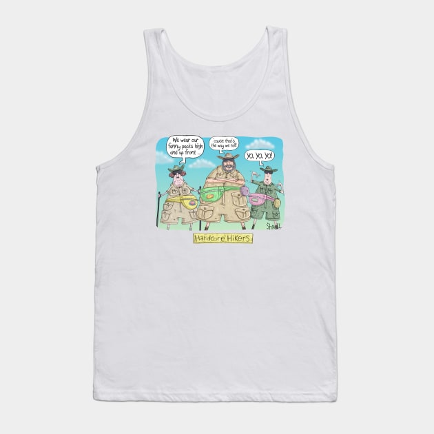 Hardcore Hikers Tank Top by macccc8